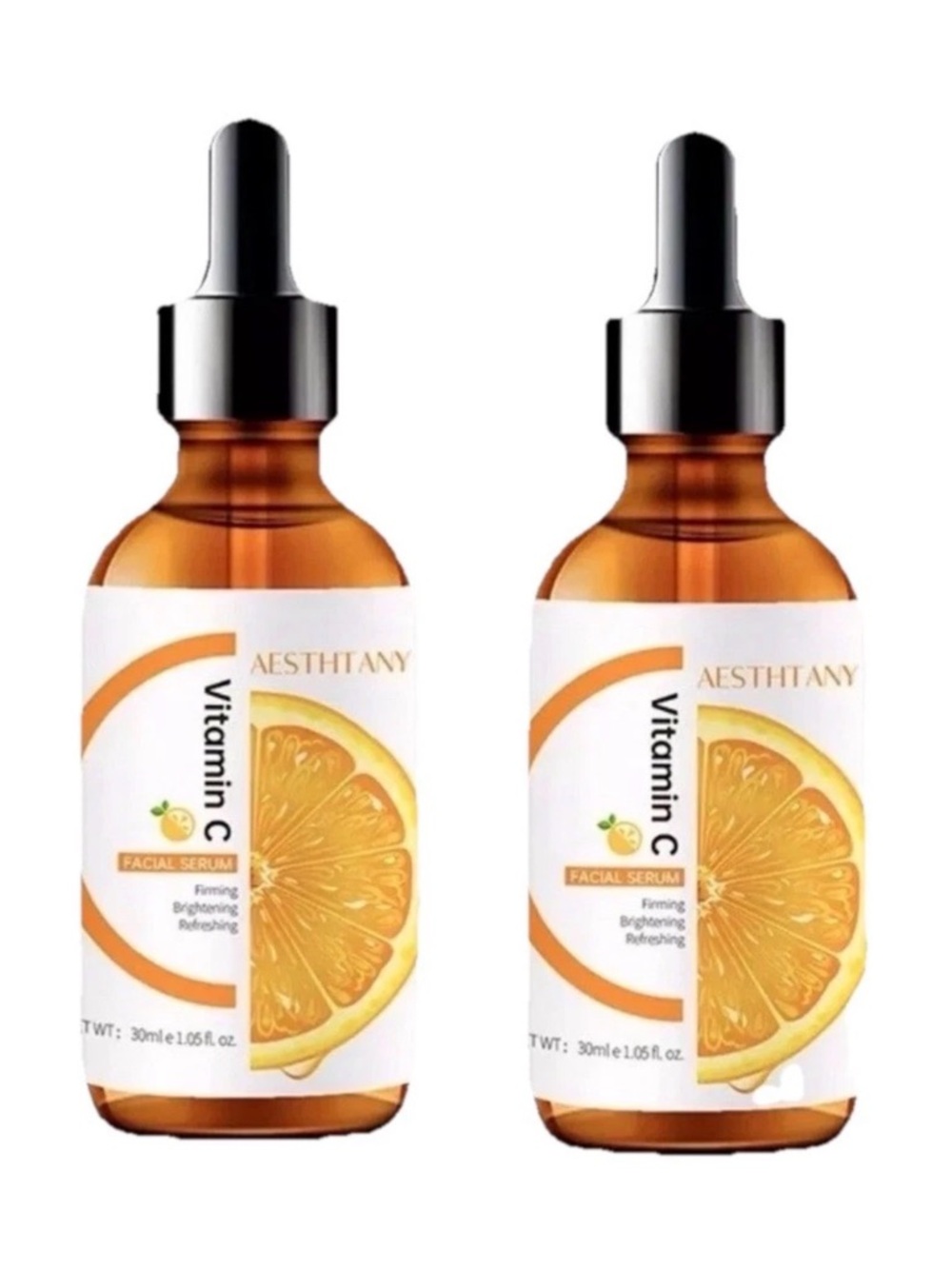 Vitamin C Concentrated Facial Serum Moisturizing Brightener Set Of 2